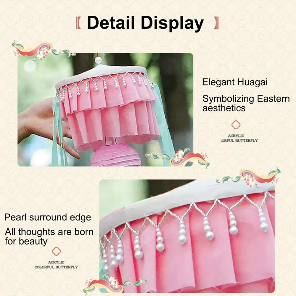 Chinese Lanterns With Lights Portable Chinese Mid Autumn Lantern Holiday Decor Retro Decorative Gauze Lamp LED Light For Friends