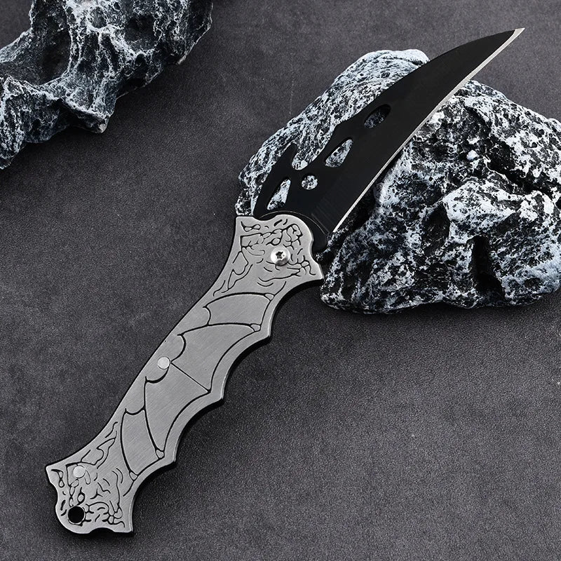 Folding Knife Camping Emergency Self Defense Tactical Survival Knife Keychain Portable Fruit Knife Sharp Outdoor Pocket Knife