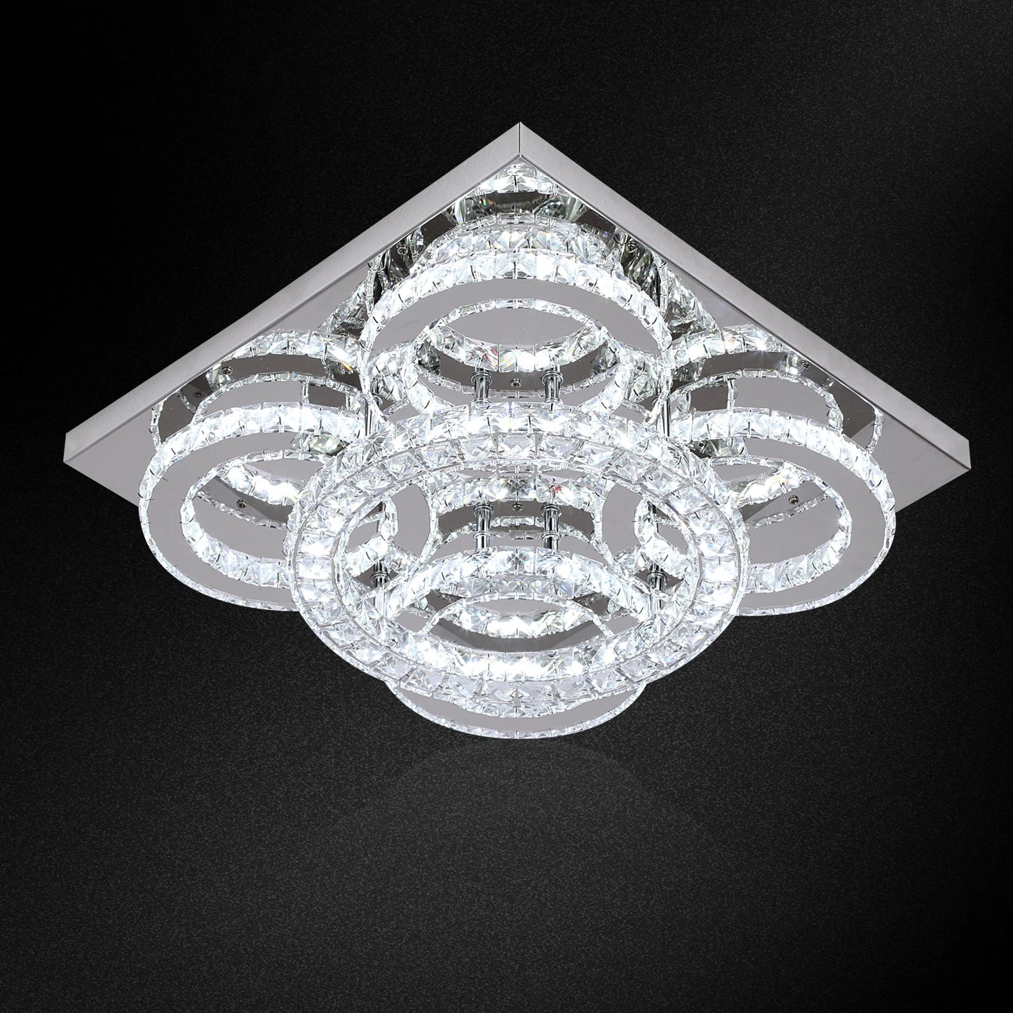 K9 Crystal Ceiling Light Living Room Bedroom Led Chandelier Lustre Aisle Luminaire Luxury Home Decor Pendant Lamp Hanging Lighti