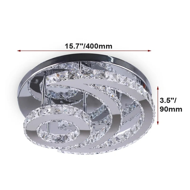 K9 Crystal Ceiling Light Living Room Bedroom Led Chandelier Lustre Aisle Luminaire Luxury Home Decor Pendant Lamp Hanging Lighti