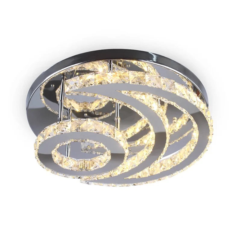 K9 Crystal Ceiling Light Living Room Bedroom Led Chandelier Lustre Aisle Luminaire Luxury Home Decor Pendant Lamp Hanging Lighti