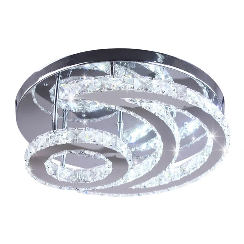 K9 Crystal Ceiling Light Living Room Bedroom Led Chandelier Lustre Aisle Luminaire Luxury Home Decor Pendant Lamp Hanging Lighti