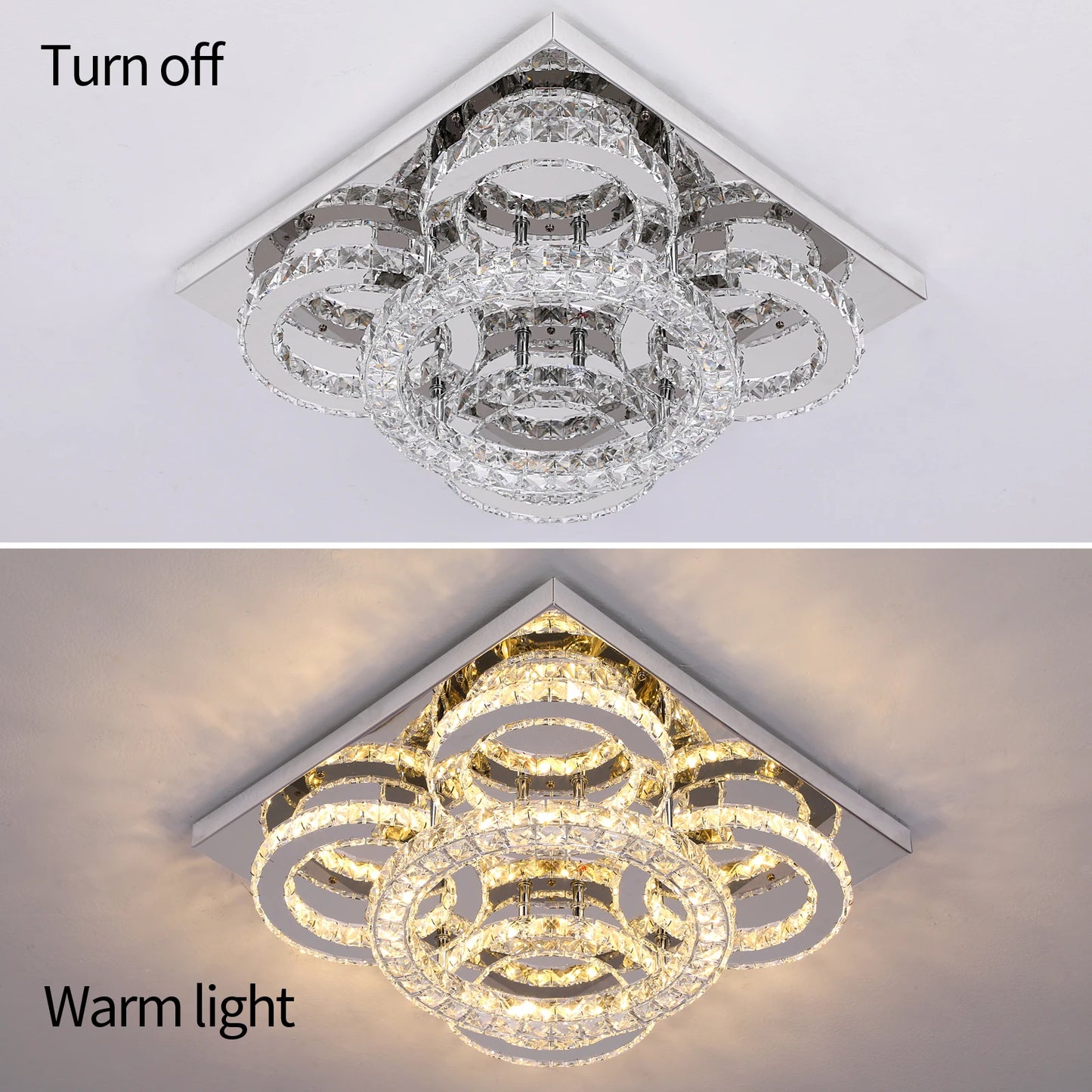 K9 Crystal Ceiling Light Living Room Bedroom Led Chandelier Lustre Aisle Luminaire Luxury Home Decor Pendant Lamp Hanging Lighti