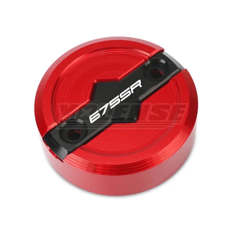 For 675SR-R 675SR 675SRR Motorcycles Accessories Front Brake Reservoir Fluid Tank Cover Oil Cup Cap