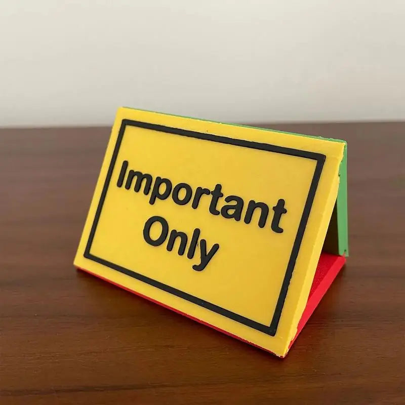 Do Not Disturb for Desk 3-Sided Do Not Disturb Desktop Indicator Conference Room Sign College Dorm Decor Desk Accessories