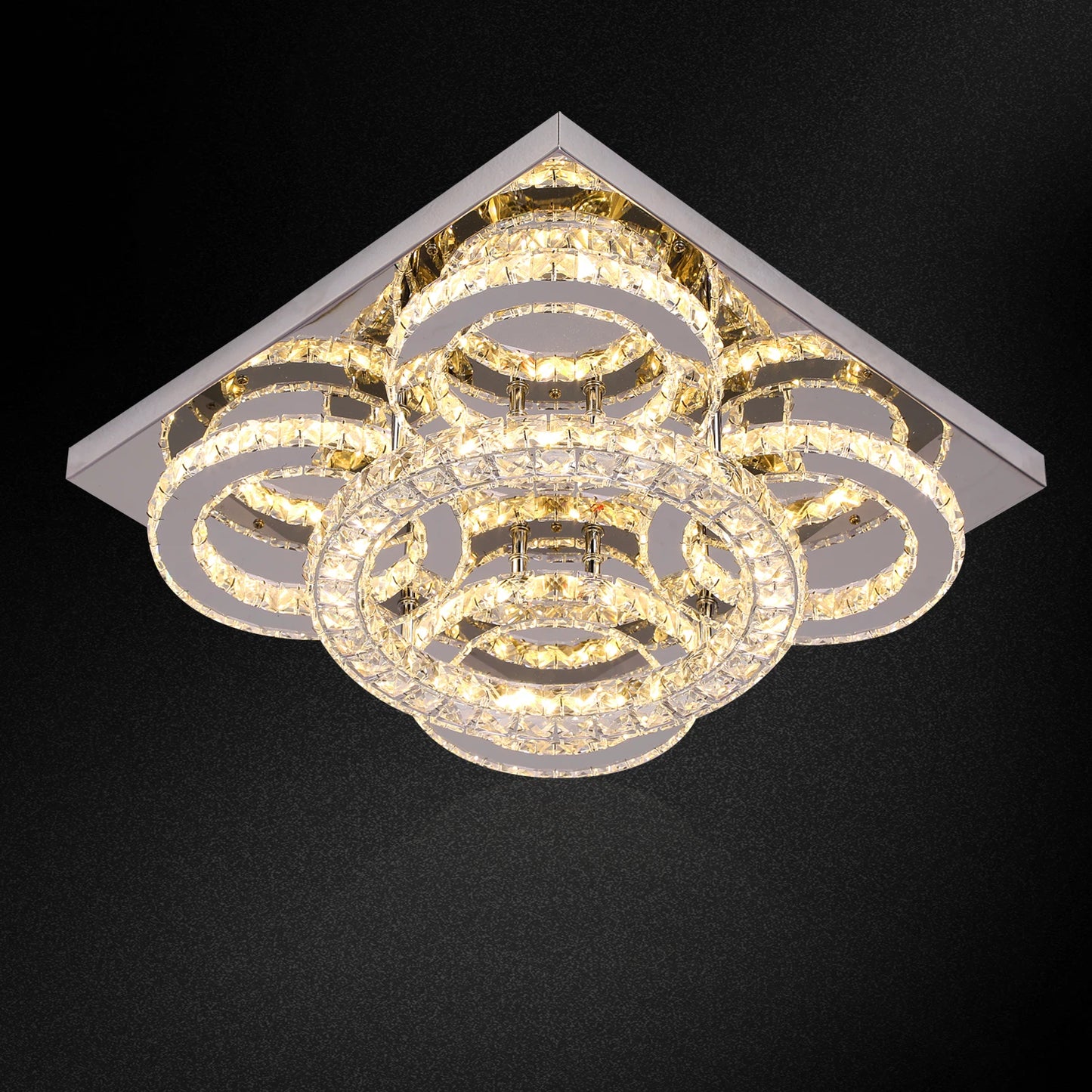 K9 Crystal Ceiling Light Living Room Bedroom Led Chandelier Lustre Aisle Luminaire Luxury Home Decor Pendant Lamp Hanging Lighti