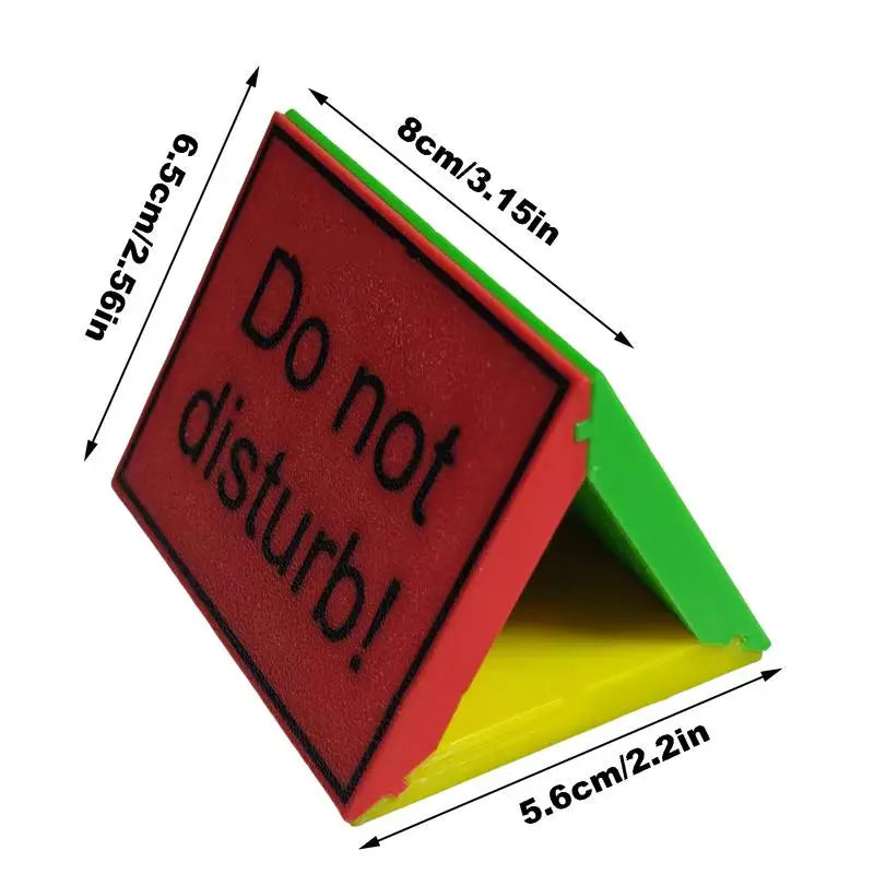 Do Not Disturb for Desk 3-Sided Do Not Disturb Desktop Indicator Conference Room Sign College Dorm Decor Desk Accessories