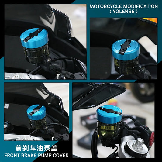 For 675SR-R 675SR 675SRR Motorcycles Accessories Front Brake Reservoir Fluid Tank Cover Oil Cup Cap