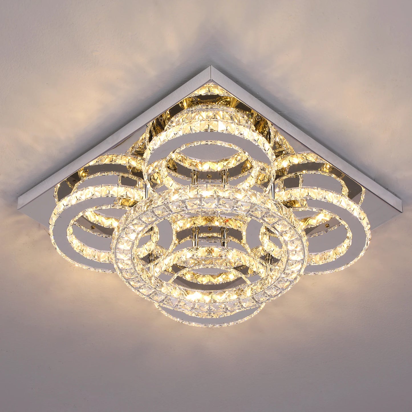 K9 Crystal Ceiling Light Living Room Bedroom Led Chandelier Lustre Aisle Luminaire Luxury Home Decor Pendant Lamp Hanging Lighti