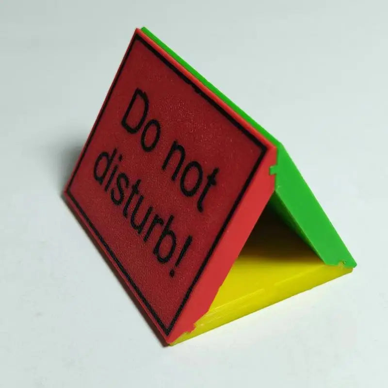Do Not Disturb for Desk 3-Sided Do Not Disturb Desktop Indicator Conference Room Sign College Dorm Decor Desk Accessories